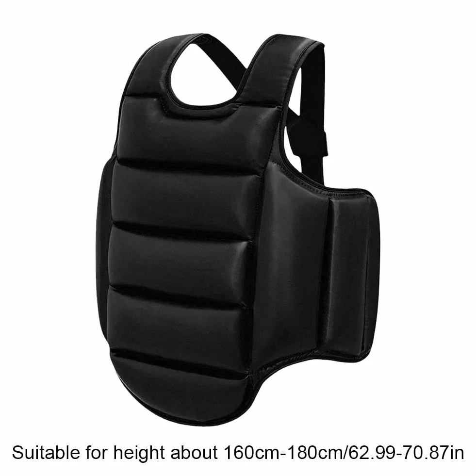 Protector de Pecho para Boxeo, Kickboxing, MMA, Muay Thai, Ajustable, Almohadilla de Protección