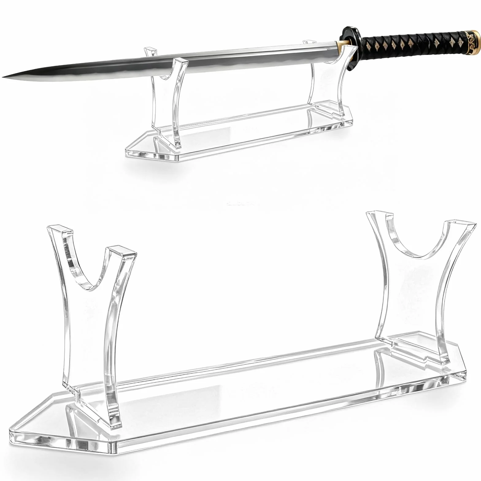 Soporte para Katana Acrílico Transparente Decorativo 1 Pieza