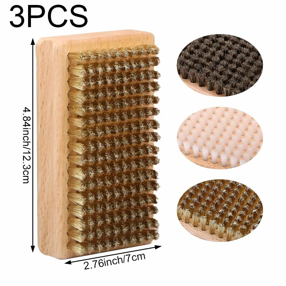 Kit de Cepillos de Cera para Esquí/Snowboard, 3 Piezas, Herramienta para Base