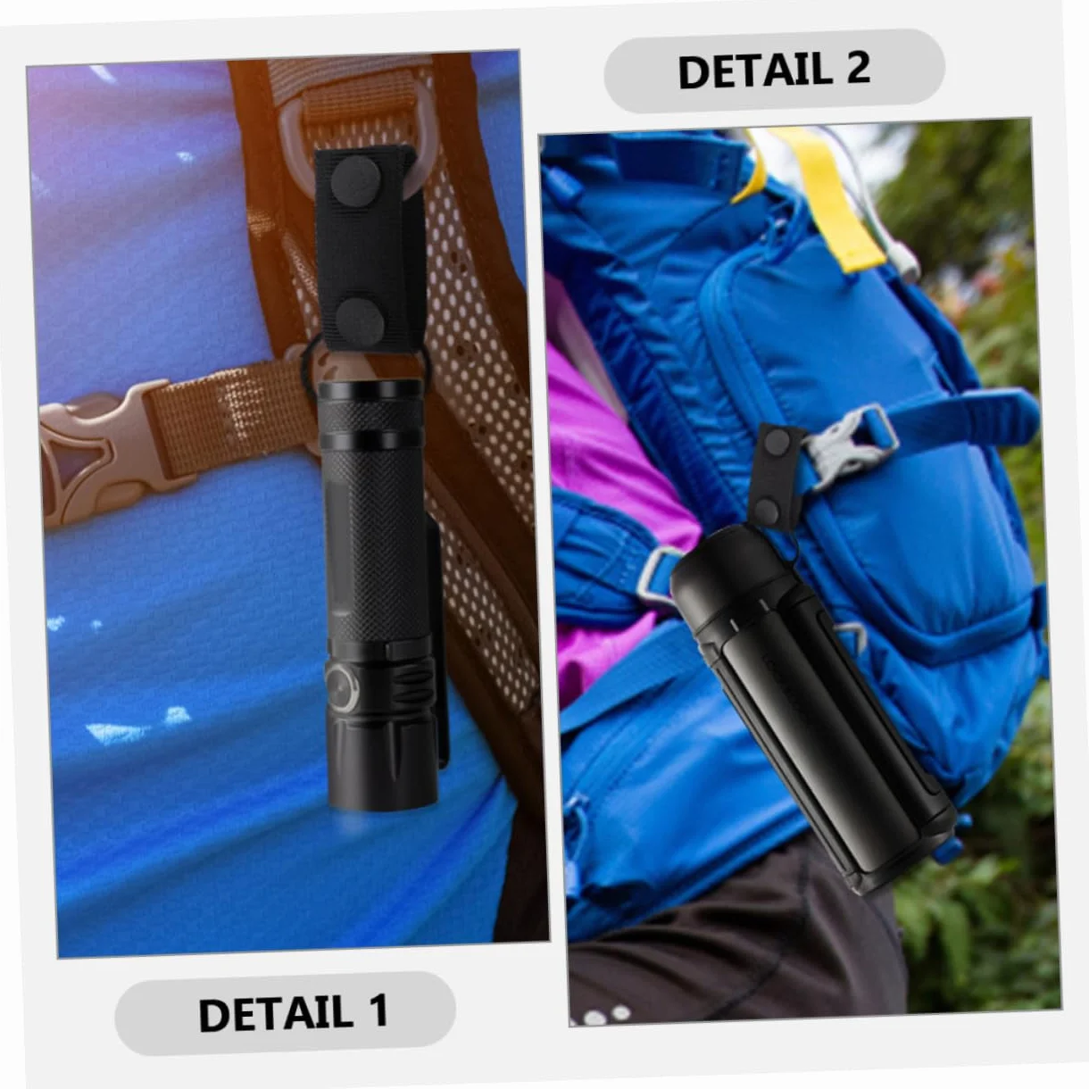 BESPORTBLE Sujetacinturones De Servicio 6 Piezas Presilla De Cinturón De Nailon 19x2.5cm Ligera y Resistente Camping Senderismo Accesorios Seguridad Exteriores