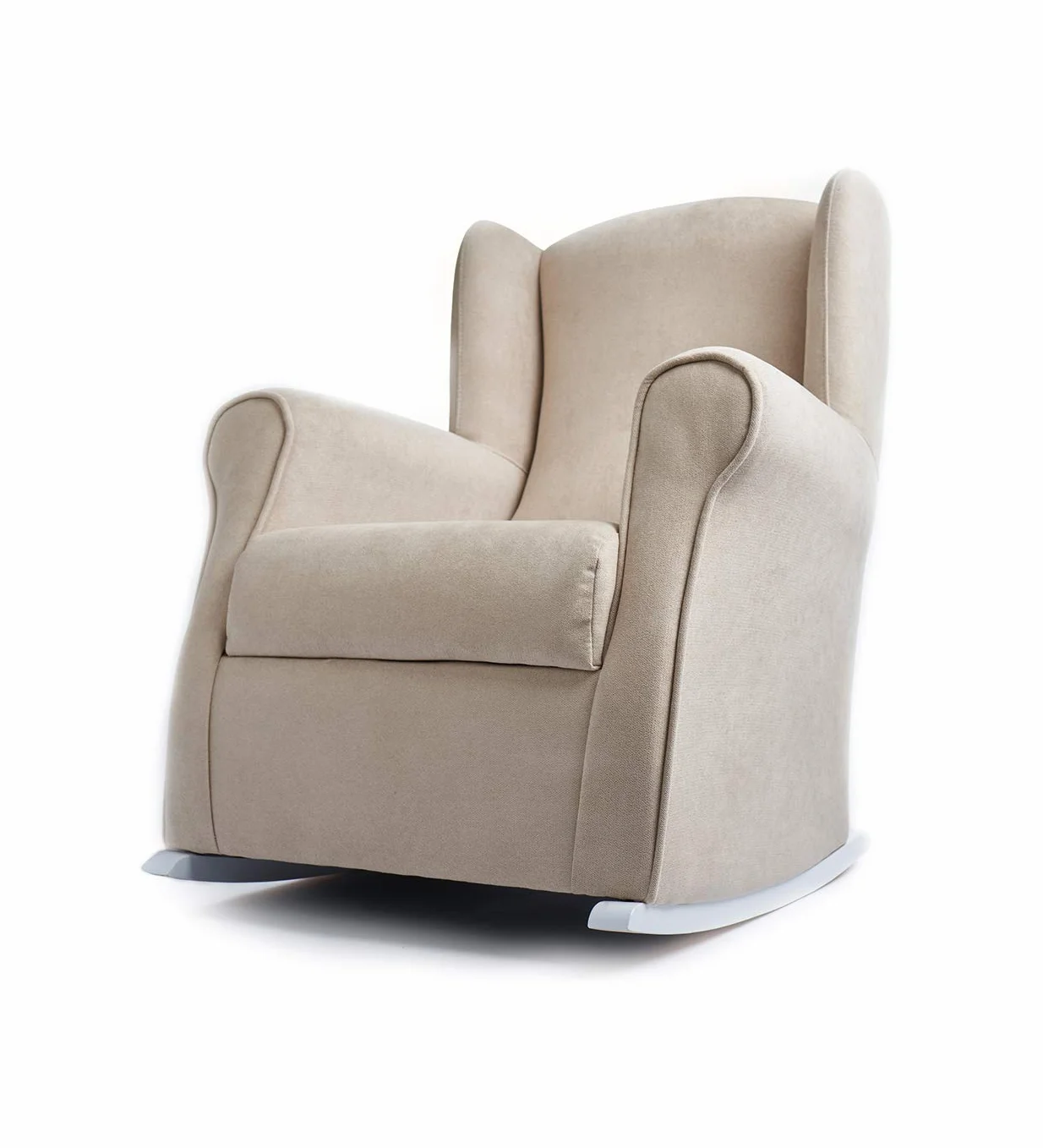 Sillón de Lactancia Mecedora Antimanchas 100x74x77 cm Beige