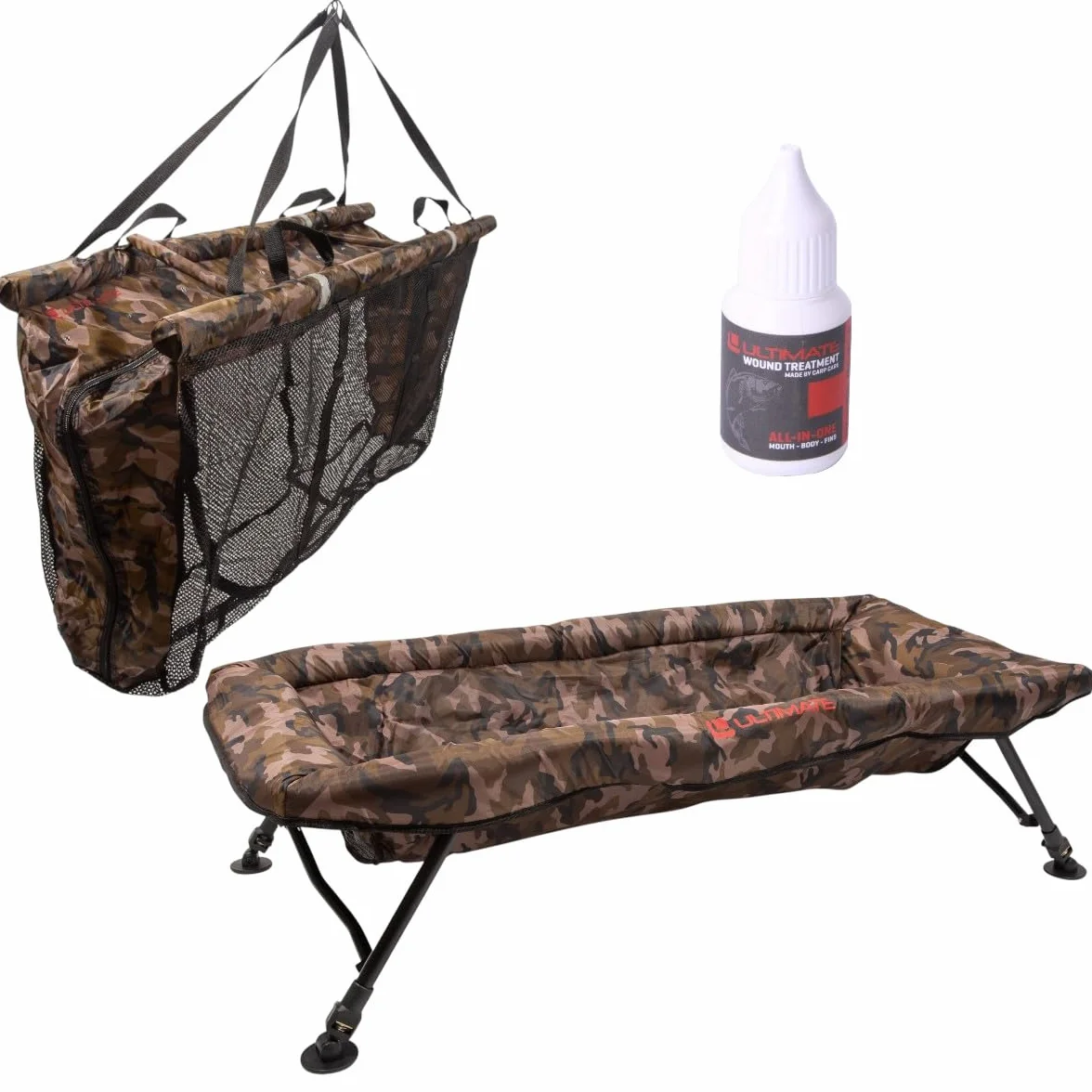 Cuna Eslinga Ultimate Camo Set Combo Carpfishing