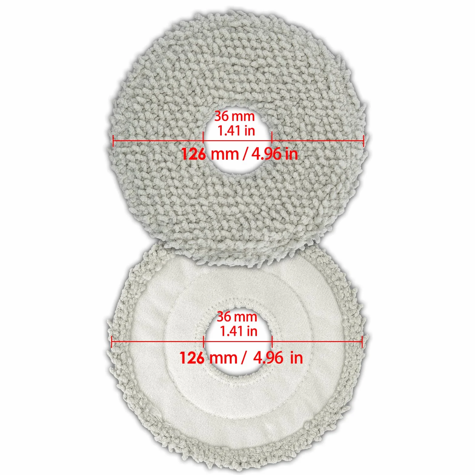 (4 piezas) X20+ Almohadillas de repuesto para aspiradora robot Xiaomi X20+/ X20 Plus/ 1S/ S20 plus/ S20+/ X10+/ X20 pro, paños de repuesto lavables, kit de accesorios para mopas