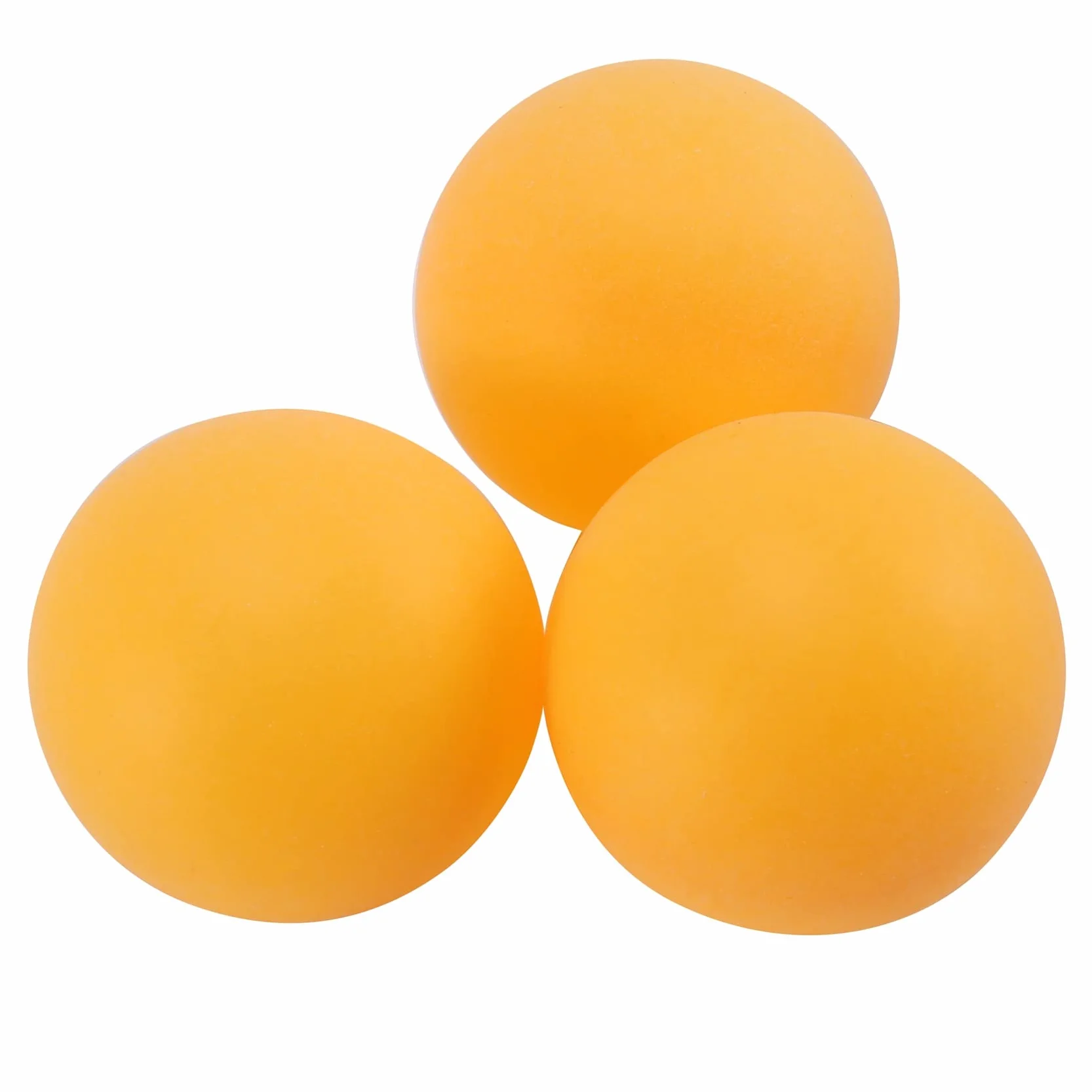 Pelotas de Ping-Pong Naranja 50 Unidades Duraderas Sin Costura Entrenamiento Avanzado