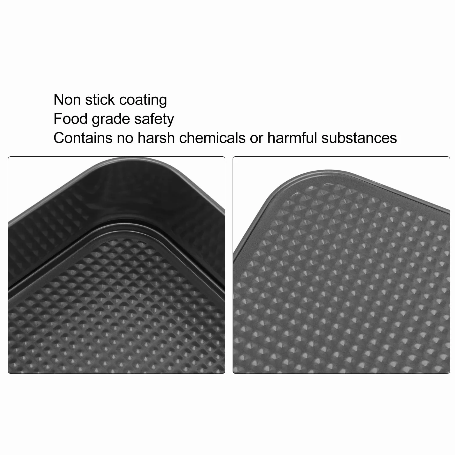 3Pcs Springform Pan, Leakproof Nonstick Cheesecake Pan with Stainless Steel Spring Buckle, Springform Cake Pan with Removable Bottom for Cheesecake Pizza Bread (24/26/28)
