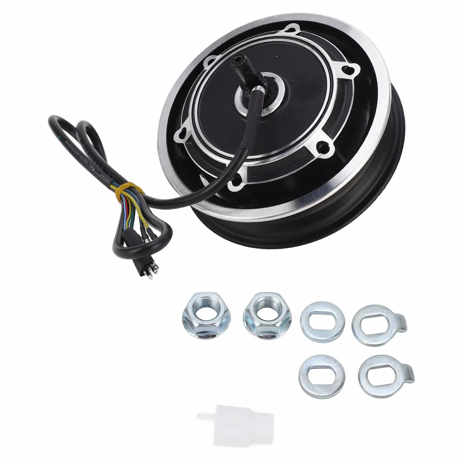 Motor de Cubo de Scooter Eléctrico 48V 1000W sin Escobillas Freno de Disco 10 Pulgadas