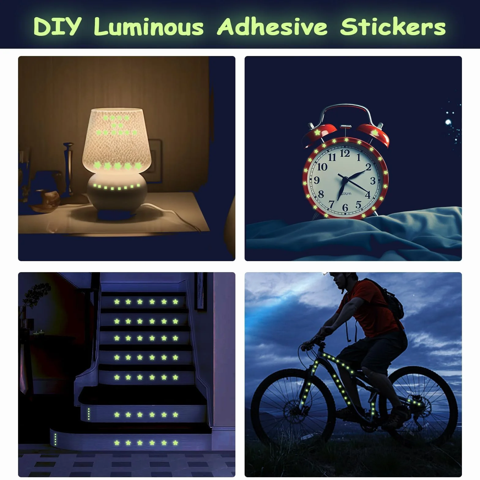Pegatinas de Estrellas Brillantes en la Oscuridad, Luminosas Adhesivos para Techo y Pared, Decoración de Cielo Estrellado