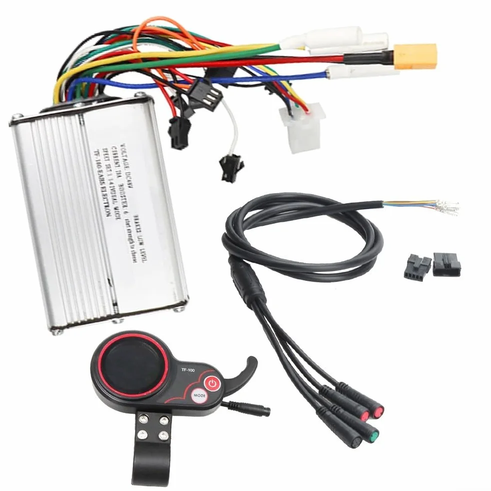 Controlador sin escobillas 48V 20A para scooter Kugoo M4 PRO2 con carcasa de aluminio ranurado y protección térmica