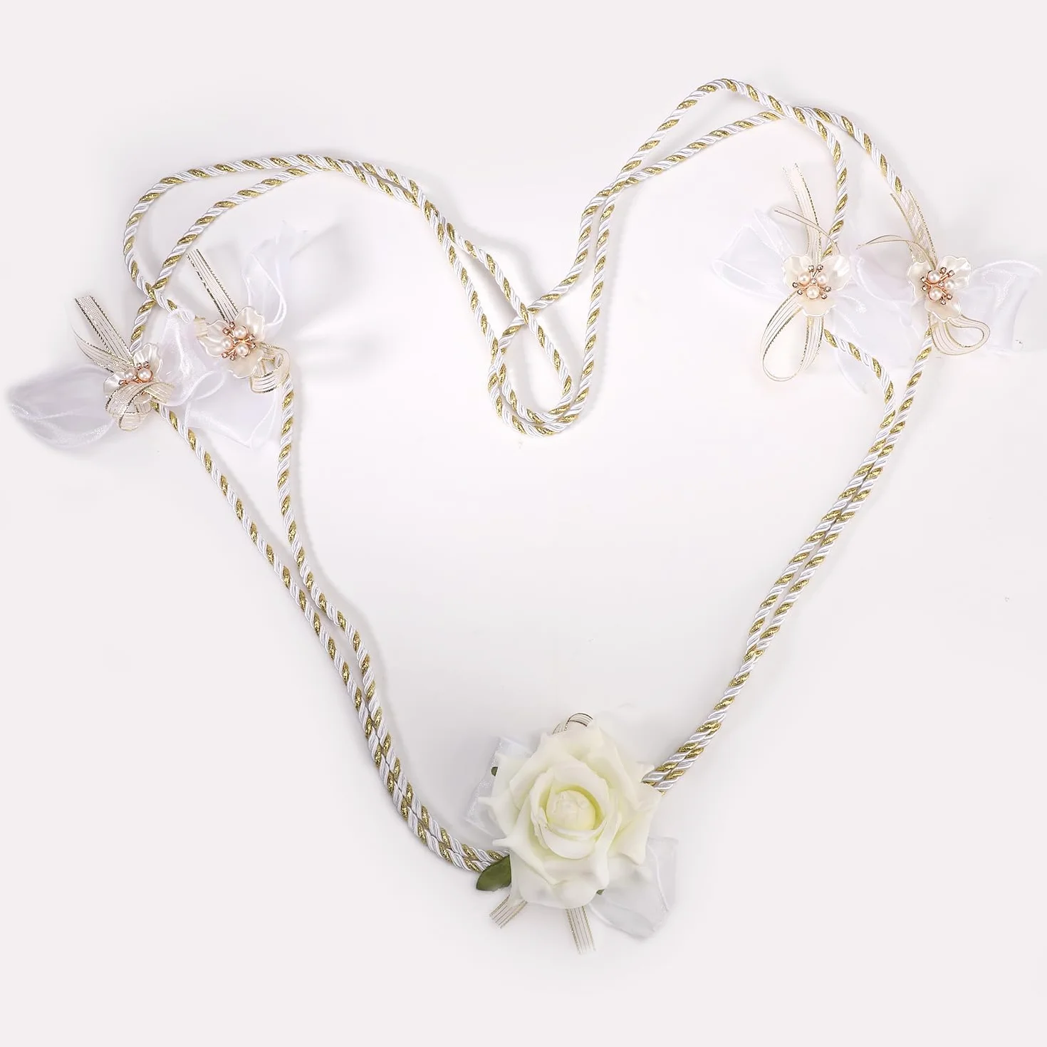 Gosknor Lazo de Boda Delicado Cuerda Lazo Ceremonia Cordón Unión Suministros Decoración para Regalos Novia México
