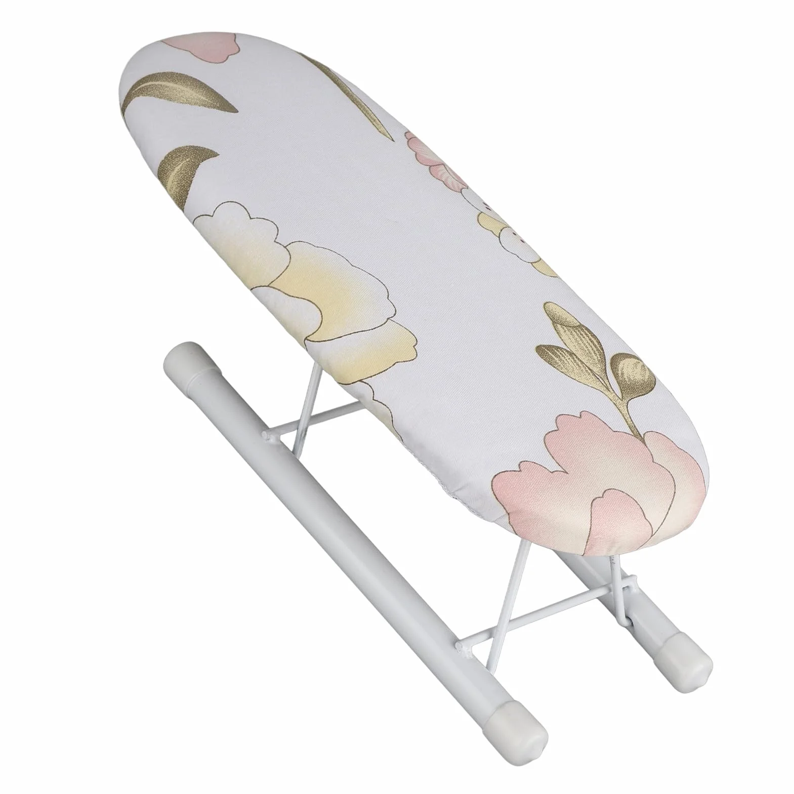 Yctze Mini Tabla de Planchar Plegable para Viajes y Hogar con Funda Extraíble y Resistencia a Altas Temperaturas (peonía)