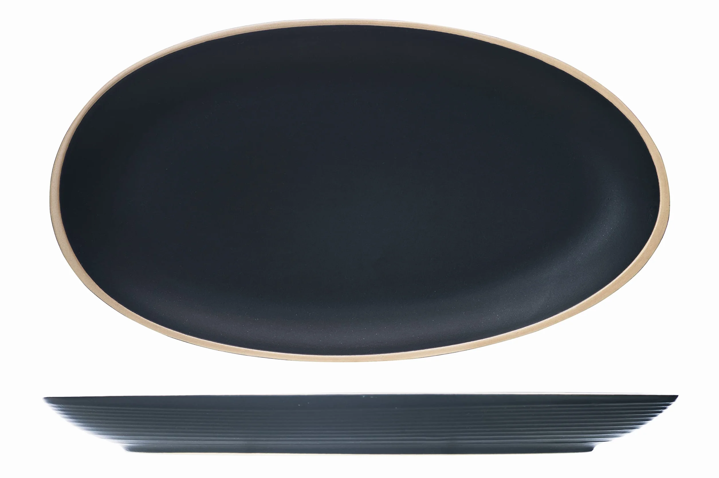 Cosy & Trendy Plato ovalado Galloway 29,5 x 16 cm, juego de 6