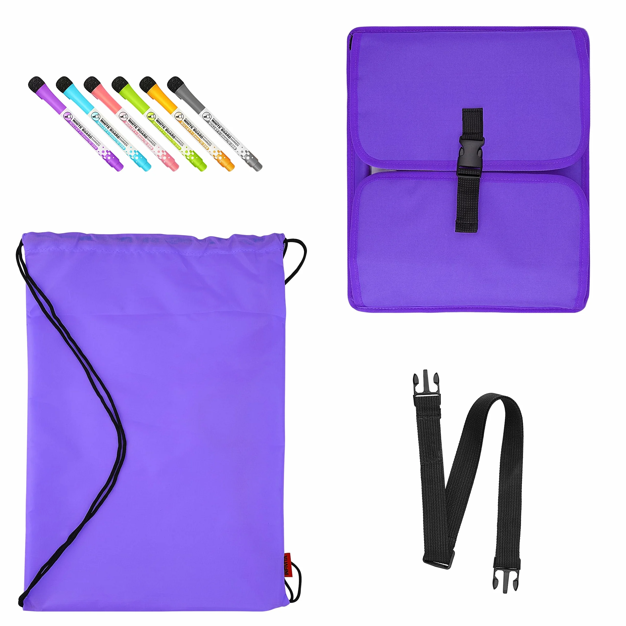 Mesa Coche para Niños,Doble Uso Bandeja Coche para Niños+Organizadores para Coche-6 Plumas Bandejas Coche para Coche, Cochecito de Bebé, Avión (Púrpura)