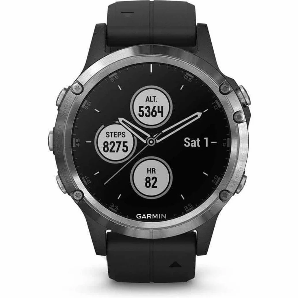 Garmin Fenix 5 Plus GPS Multideporte Reloj Negro