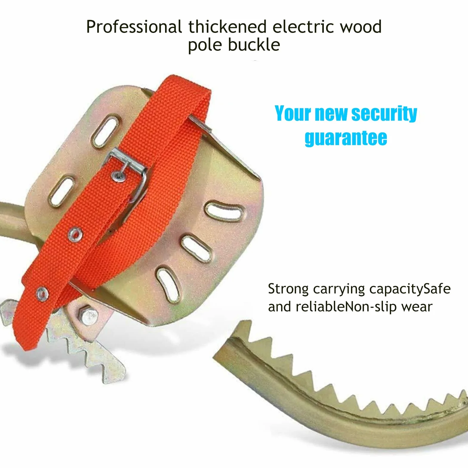 Crampones forestales para árboles con cinturón de seguridad, equipo de escalada para trabajadores eléctricos