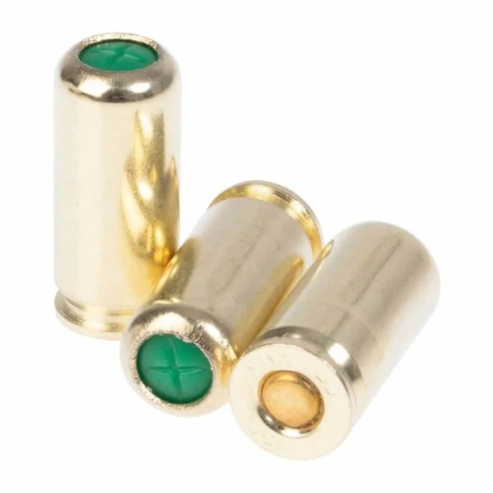 Balas Fogueo 9mm PAK Kaiser 50 Unidades Dorada Cartuchos 9x22 Airsoft Compatibles