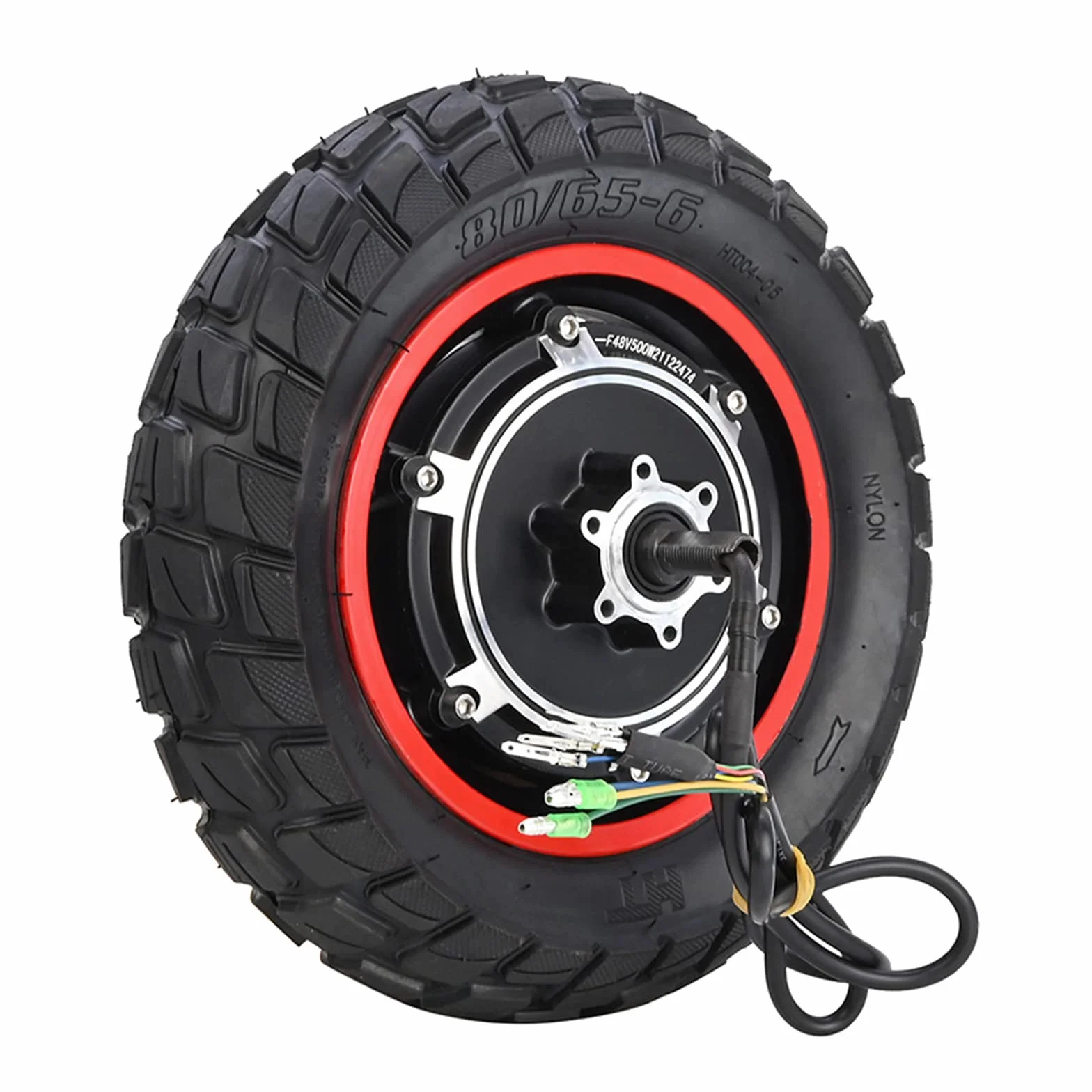 E Scooter Motor 10 pulgadas 48V 500W para Kugoo M4/M4PRO Neumáticos Inflables Rueda Trasera