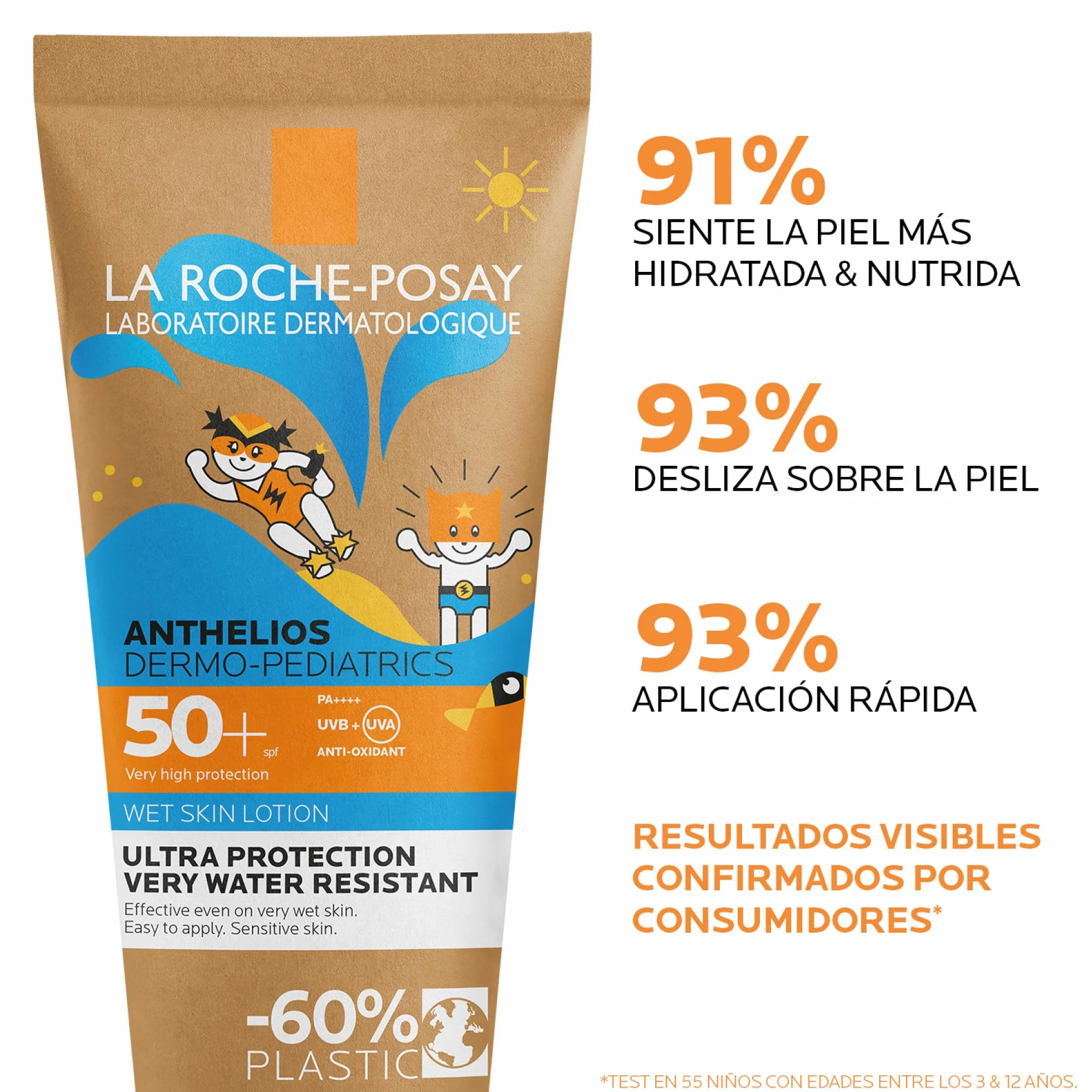 La Roche Posay Anthelios Dermo-Pediatría Protector Solar SPF50+ Leche Corporal 200 ml