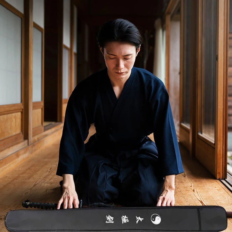 Bolsa para Espada Taichi, Estuche Transporte Katana Samurái, Bolso Hombro Espadas Kungfú