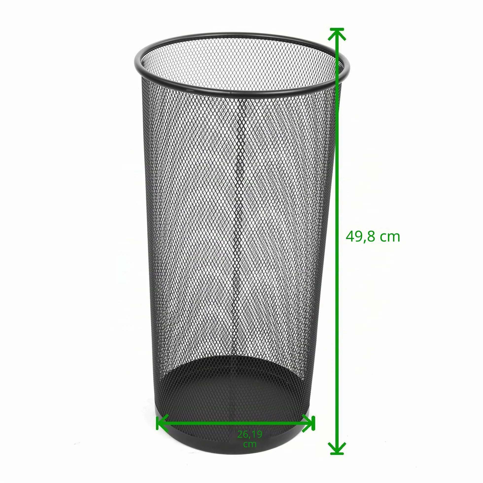 Mind Reader Umbrella, Multi-Purpose Mesh Storage Stand Entrada, Malla metálica, Largo x 26 cm de Ancho x 49 cm de Alto, Juego de 2, Metal, Negro, Pack de 1