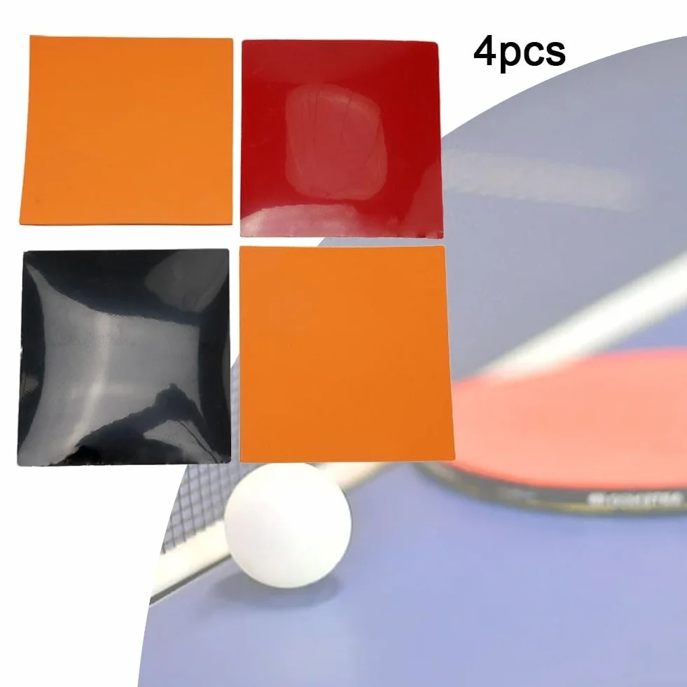 Goma de tenis de mesa paquete 4 láminas esponja dura 2,2 mm dureza 39 tipo inverso raqueta ping pong