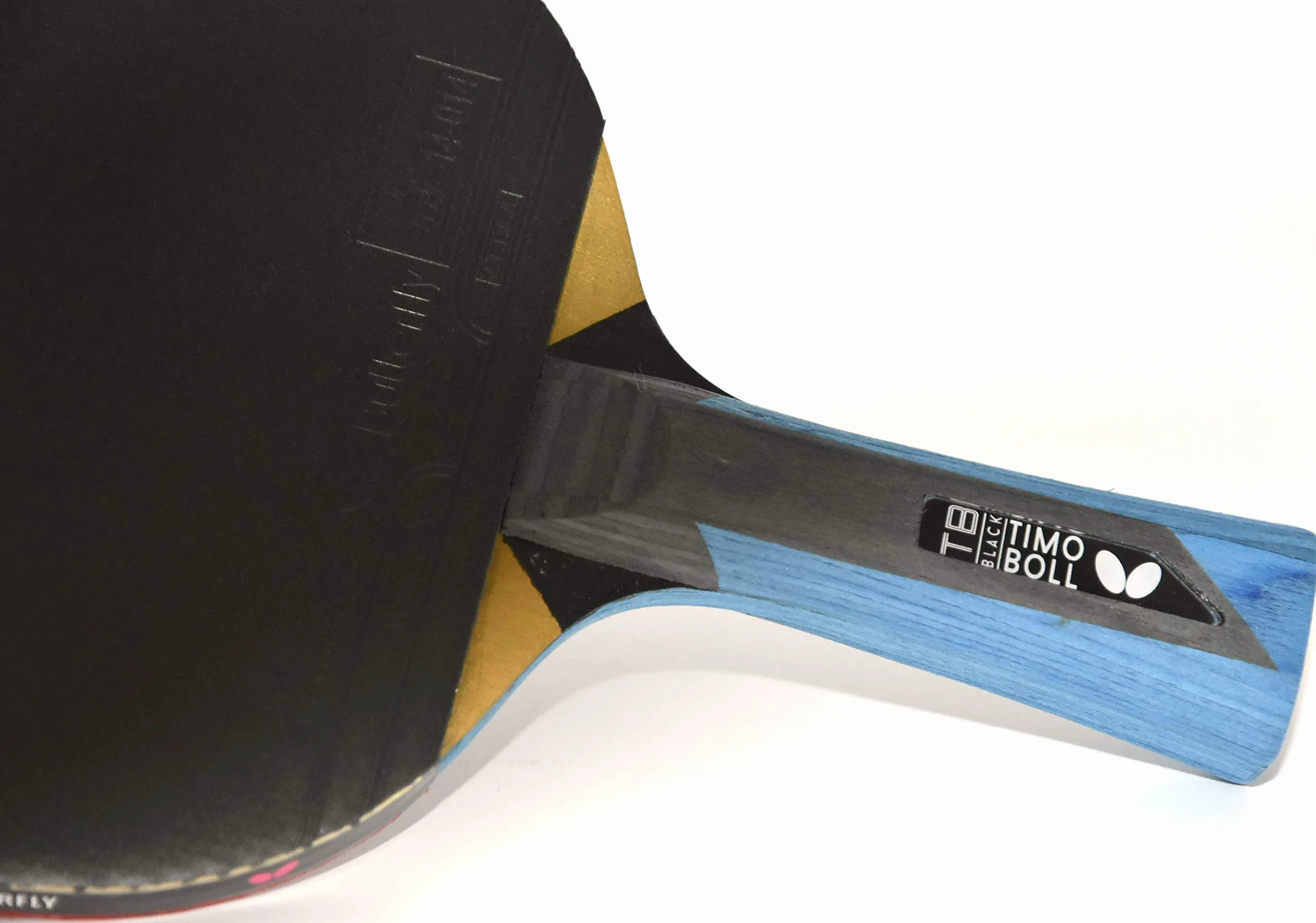 Timo Boll Butterfly Raqueta de Tenis de Mesa Adultos Negra M 85031