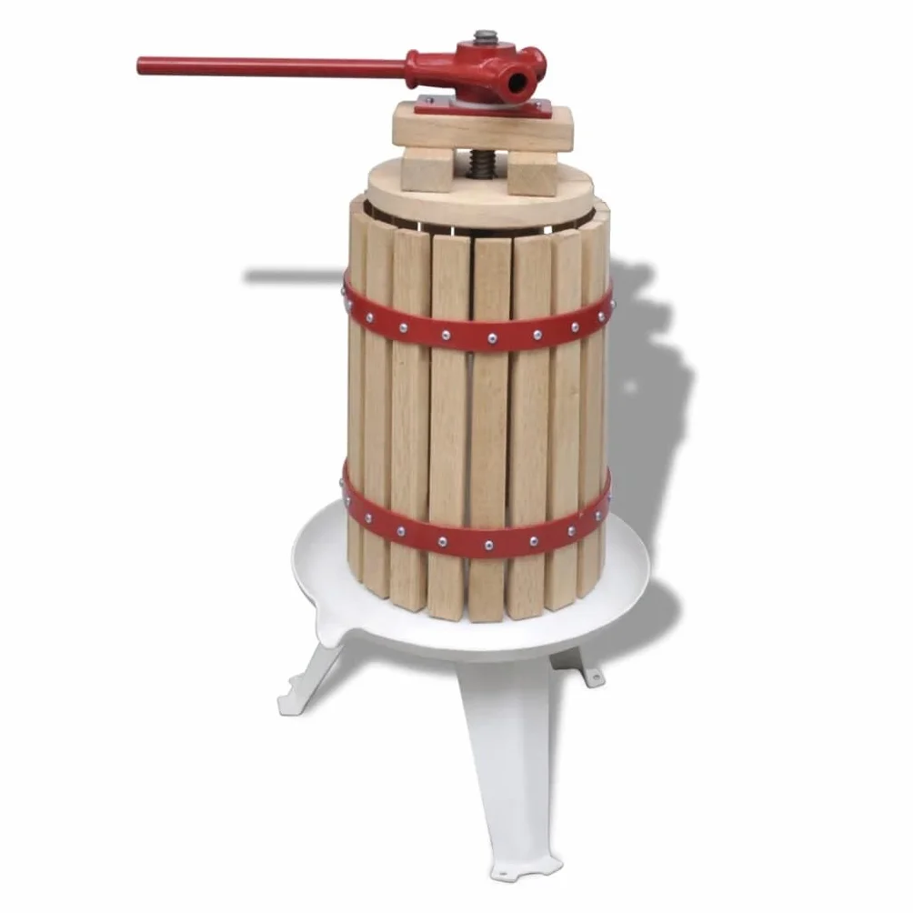 vidaXL Prensa Vino y Fruta 6 L Cata Viña Bodega Vinario Vinatero Vitivinícola