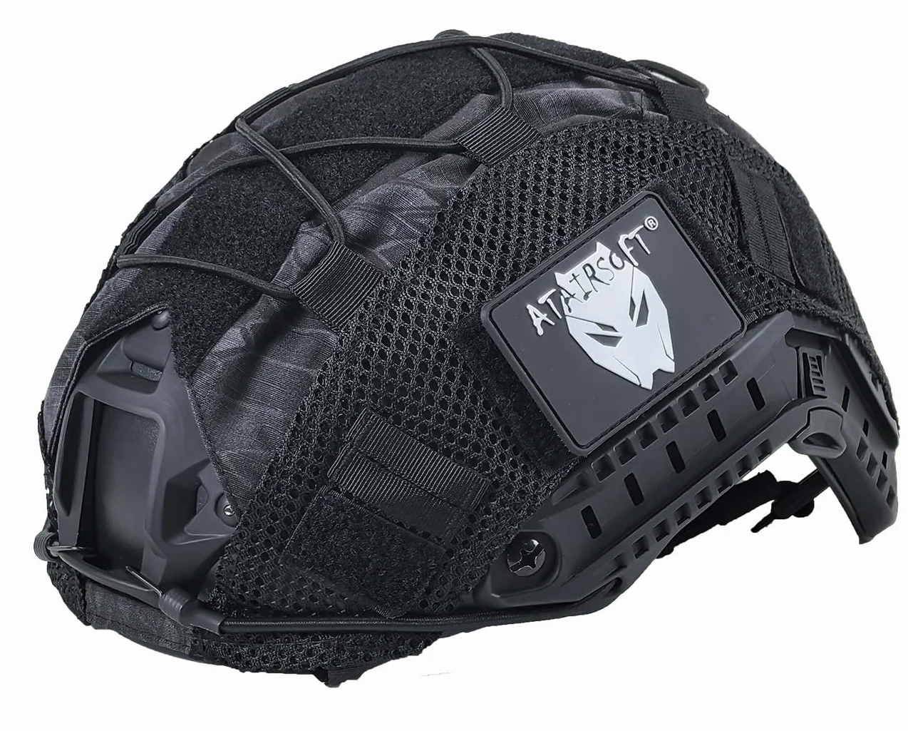 Casco de airsoft tipo PJ, táctico, militar, paintball, airsoft, casco rápido con cubierta