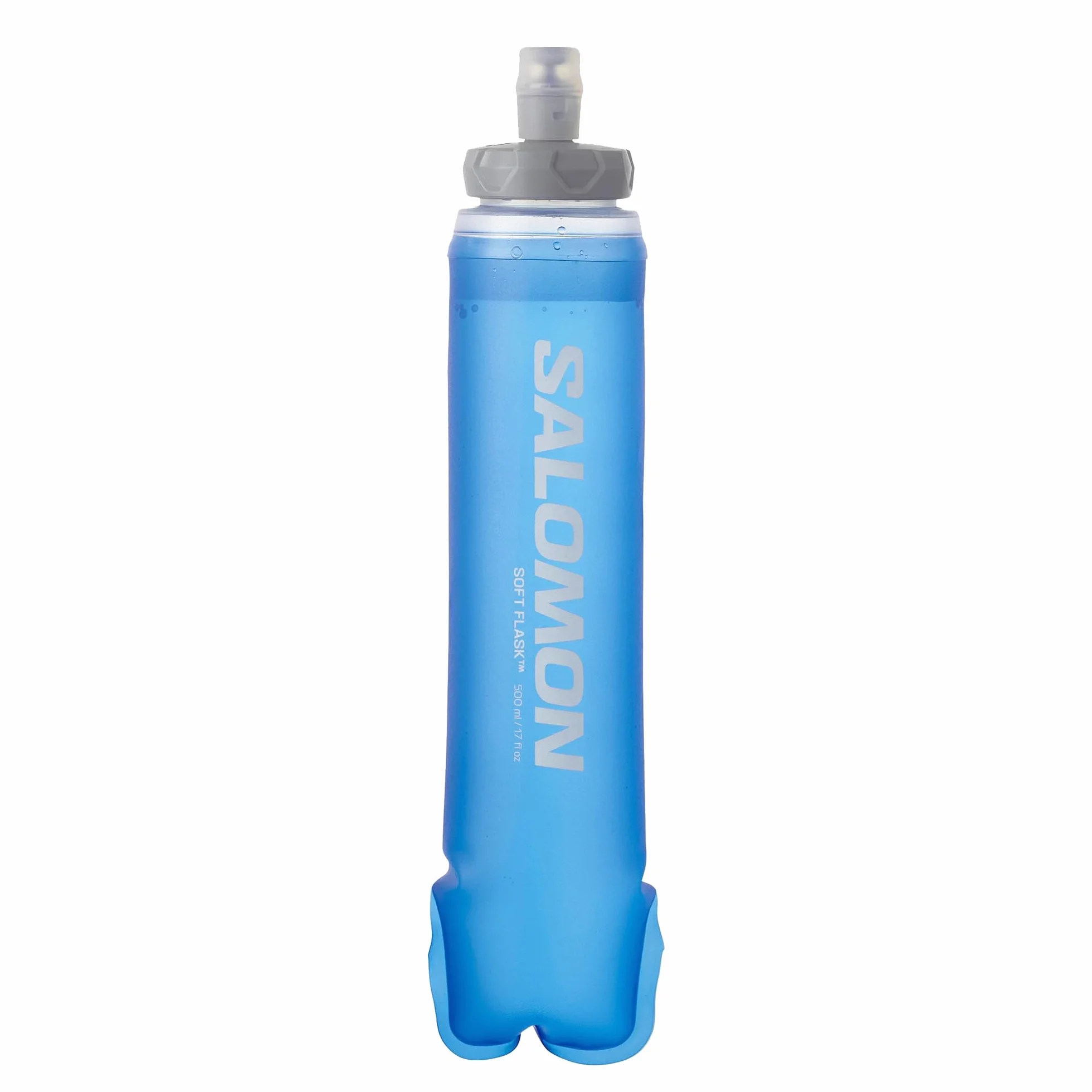 Salomon Soft Flask 500ml/17oz 42 Frasco de Hidratación Suave Unisexo, Fácil de usar, Comodidad, Válvula de alto flujo, Azul