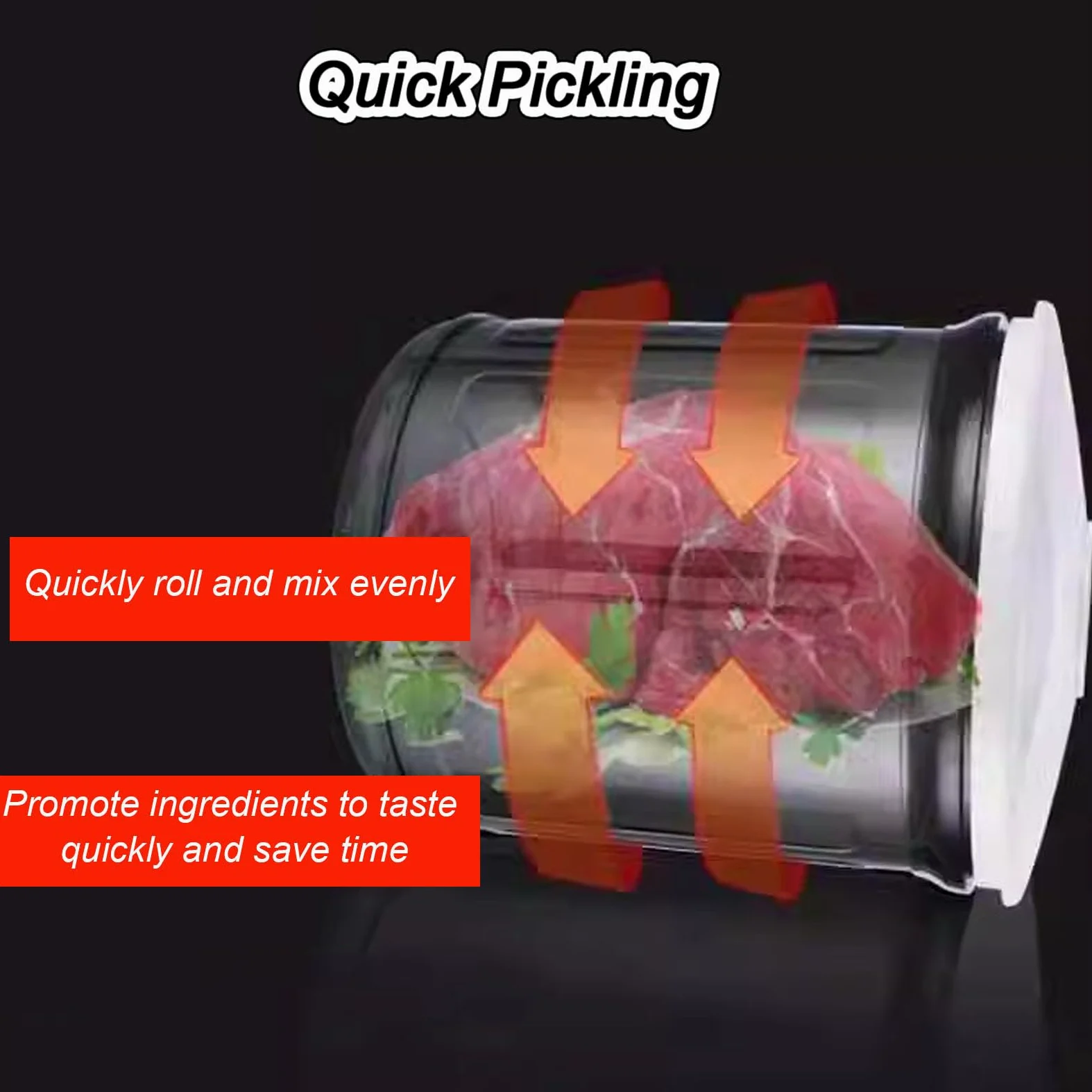 Marinadora Al Vacío Comercial para Carne Y Verduras, Marinadora Eléctrica Al Vacío para Alimentos, Multimarinadora