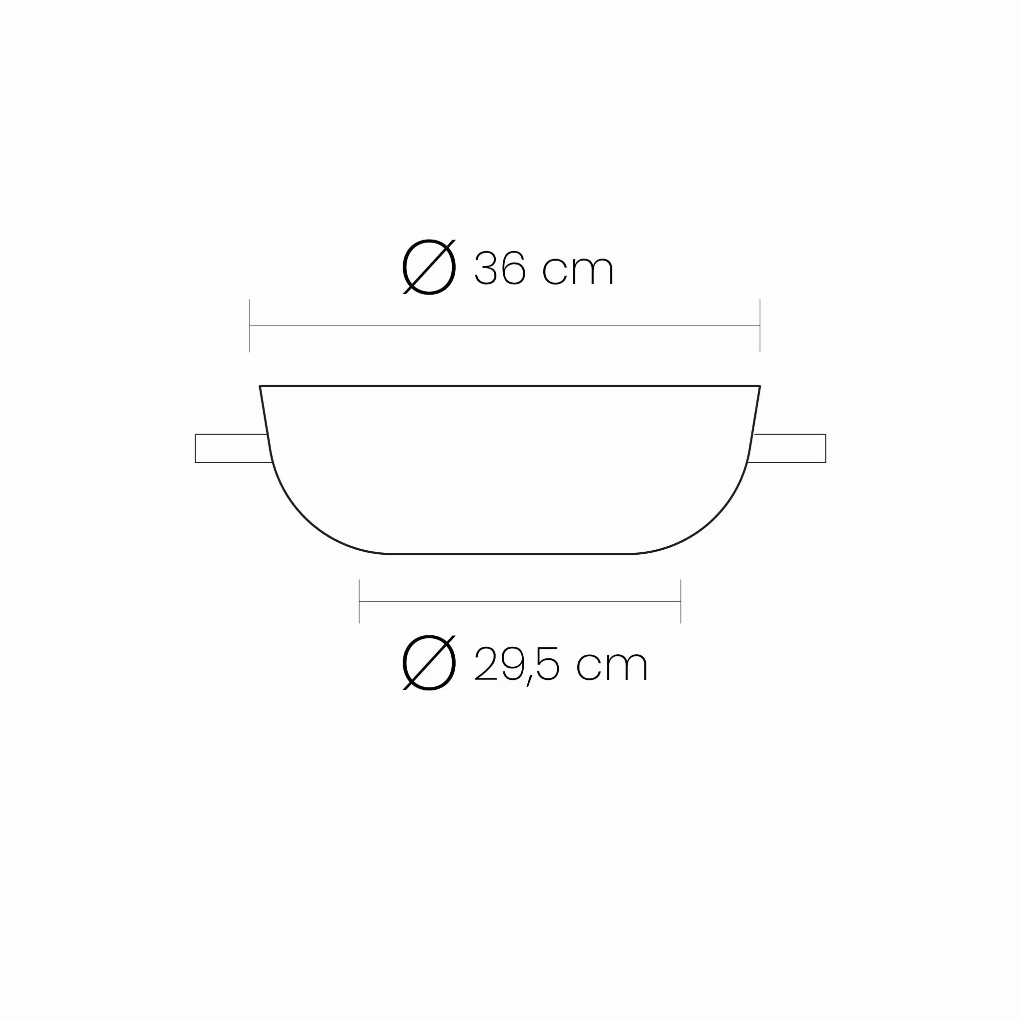 IBILI - Guisera Sin Tapa Esben 36 Cm, Aluminio Fundido, Antiadherente PFAS, Apta para induccion