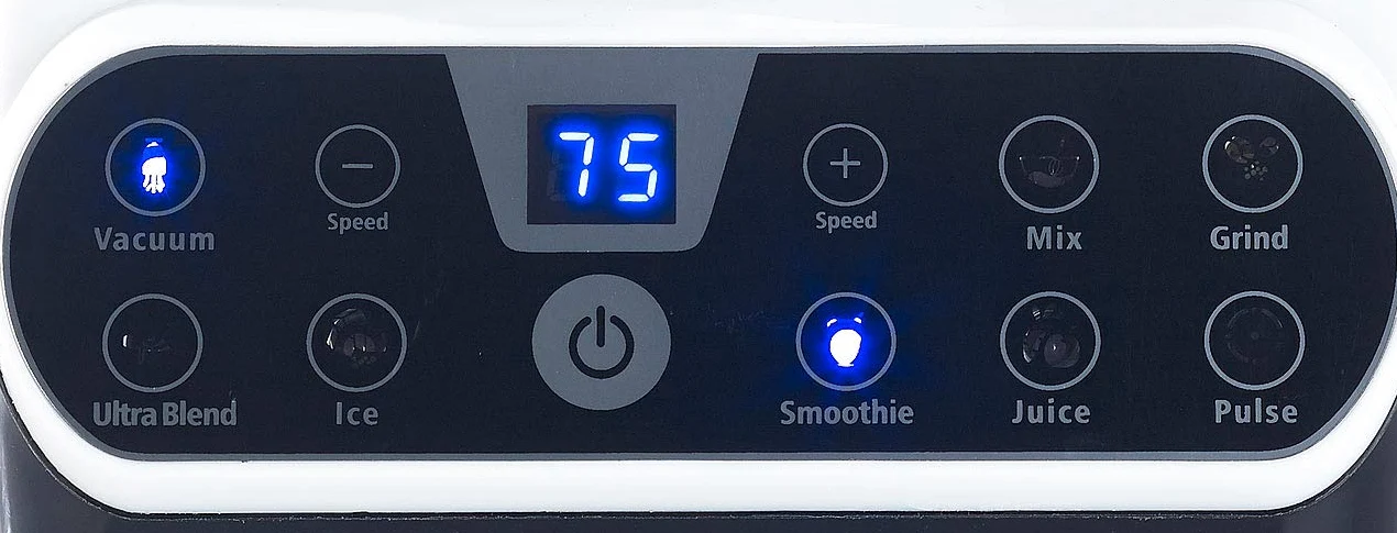 Rosenstein & Söhne vacío mezclador: Batidora de pie con función de vacío y pantalla táctil LED, 1,5 l, 1300 W (Procesadores de comida, Mezclador de alto rendimiento, Envasadoras al vacío)