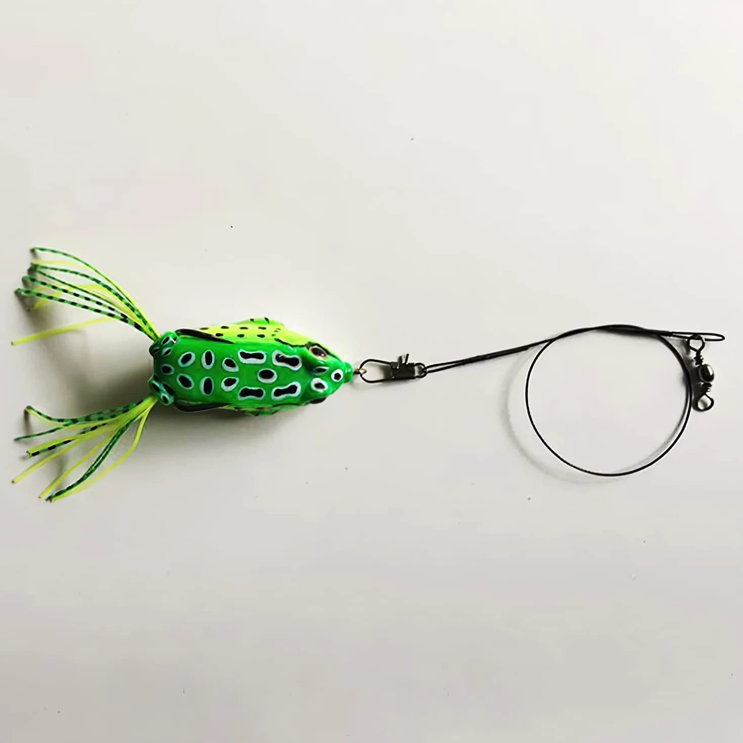 Líderes de Pesca de Acero Inoxidable 50 Piezas 15-30cm con Giratorios y Mosquetones