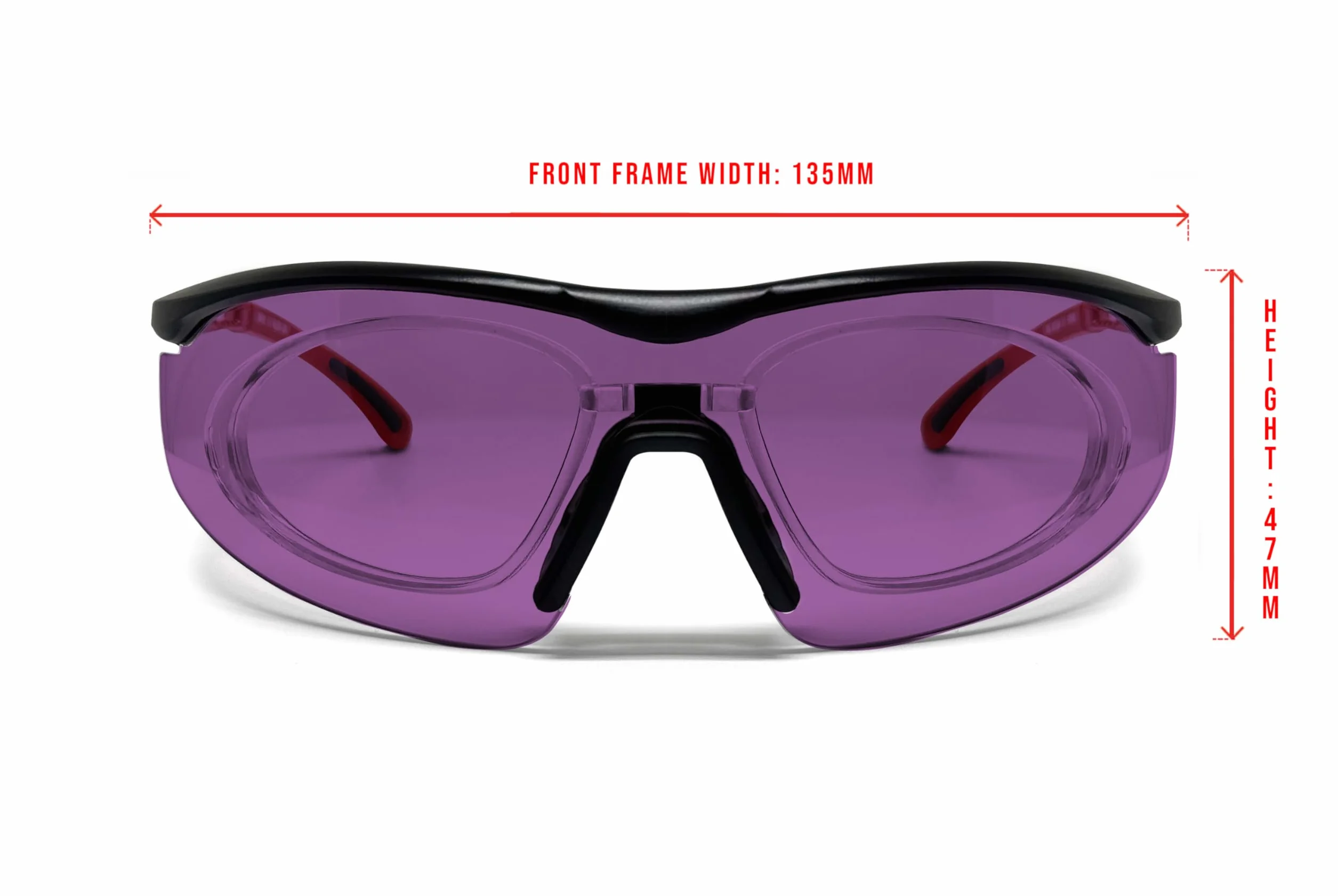 BERTONI Gafas Protectoras Balistica Tacticas de Seguridad para Disparar con 4 lentes Incluidas y Clip para Lentes Graduadas – SH898 SOS