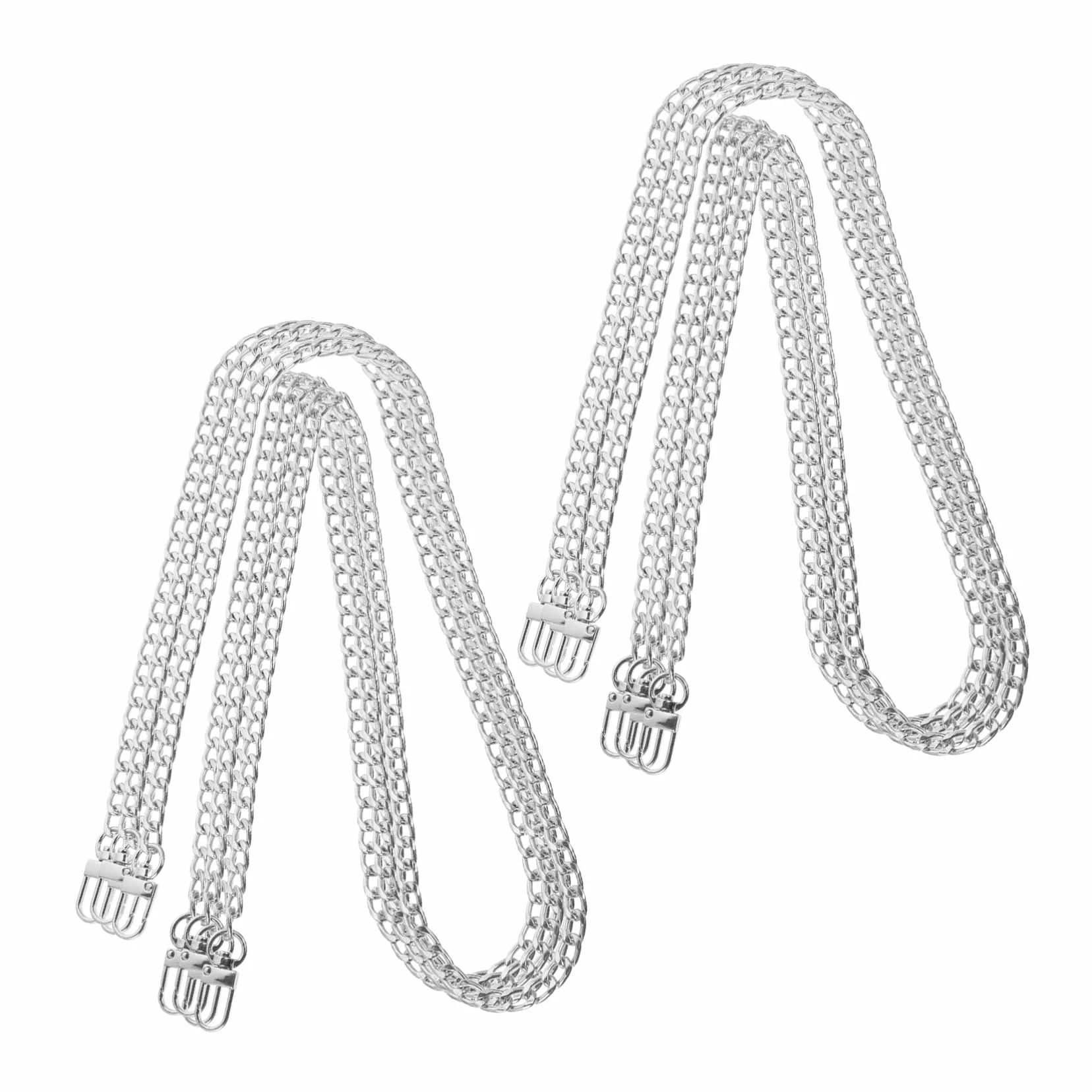 8 Piezas Cadena de Metal para Bolso Correa Reemplazo Ajustable para Mujer Cadena de Hombro y Cruzada para Bolsos Resistente y Versátil para Uso Diario y Eventos