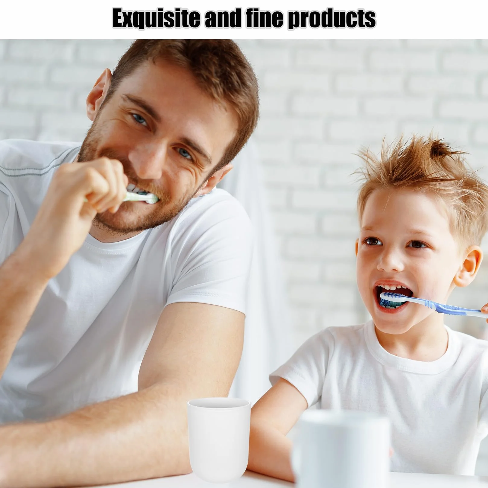 2 vasos de plástico para cepillos de dientes, vaso para cepillos de dientes, soporte para cepillos de dientes, vaso de agua, vaso para cepillos de dientes, vaso para cepillo de dientes, vaso para la