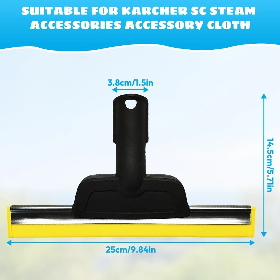 Boquilla para limpiacristales de vapor Karcher – Compatible con SC1, SC2, SC3, SC4, SC5, SC7, CTK10, CTK20 – Limpieza sin rayas de cristal y ventanas – Accesorios de limpieza de vapor