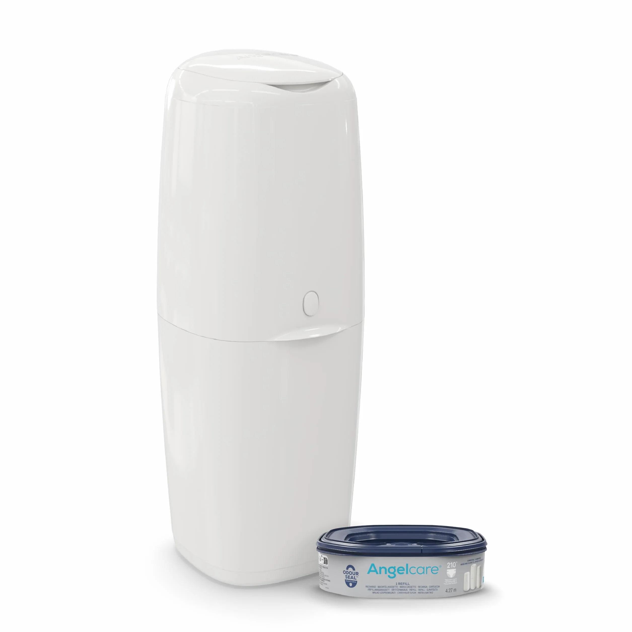 Angelcare Cubo para pañales Classic XL repuesto octogonal alta capacidad resistente olores 210 pañales talla 1