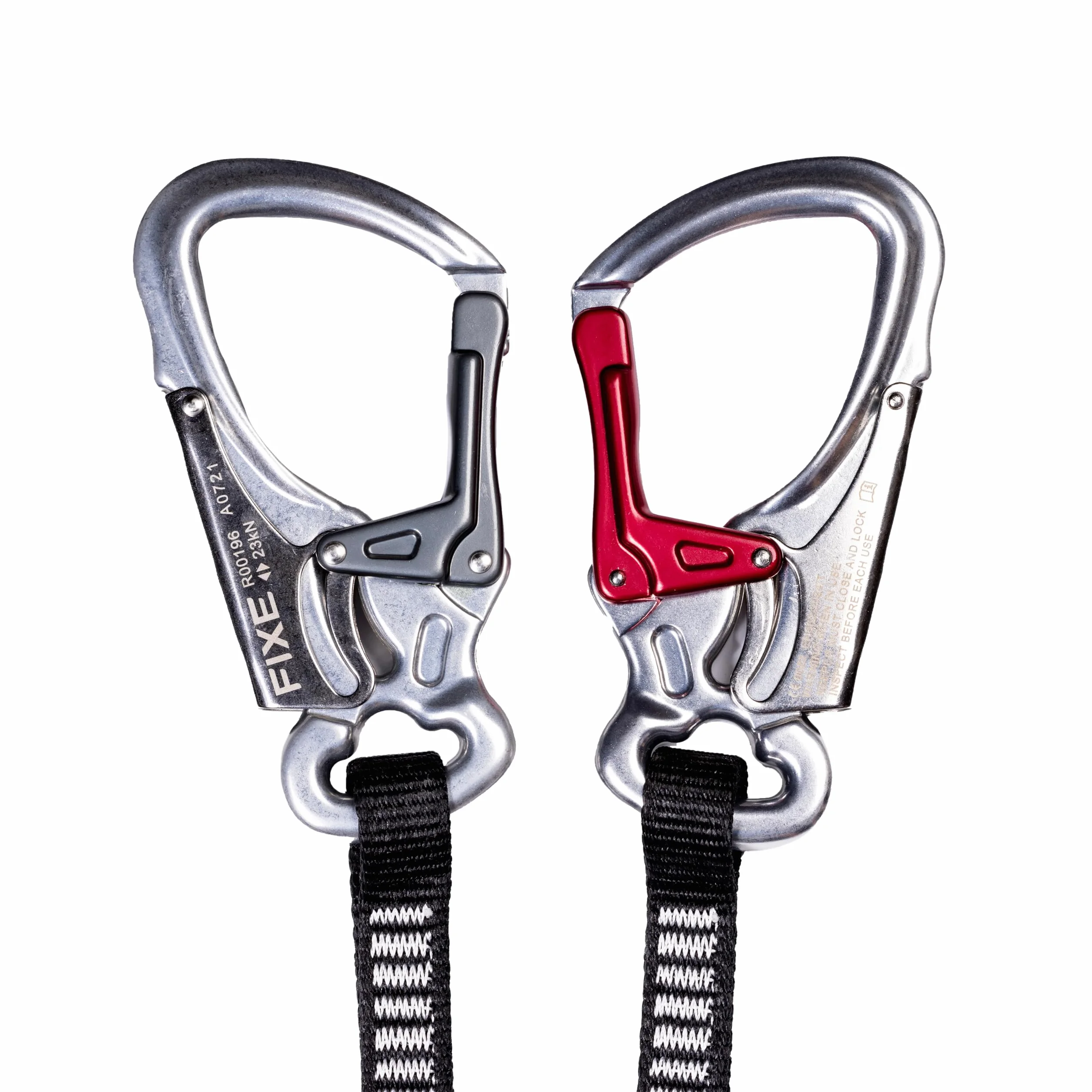 FIXE Ferratum Pro Disipador via ferrata Kit via ferrata con mosquetón y bolsa Cinta de anclaje escalada