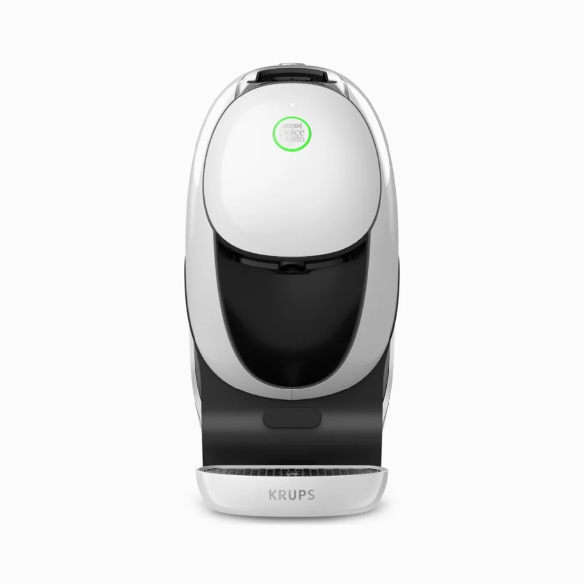 KRUPS Nescafé Dolce Gusto NEO SmartBrew 3-en-1, máquina de café para cápsulas compostables, tecnología patentada, cafetera conectada, fácil de usar, blanco, KP830110