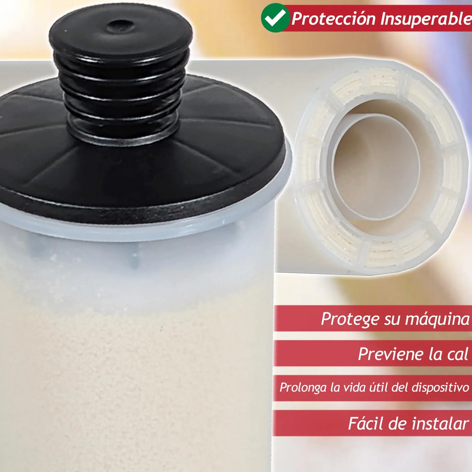 SPARES2GO Cartucho de Filtro Descalcificador compatible con Karcher SC3 Limpiador a Vapor