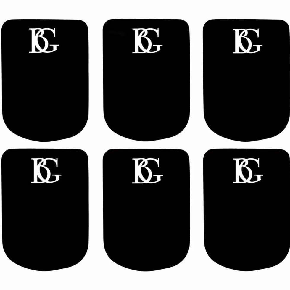 B.G. COMPENSADORES A.10S Negro 0,8mm Bolsa 6 Unidades