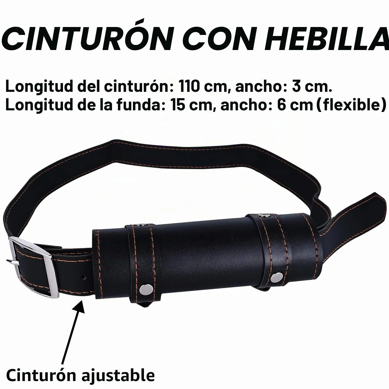 Nizirioo Soporte para espadas con cinturón 105 cm para cosplay samurai