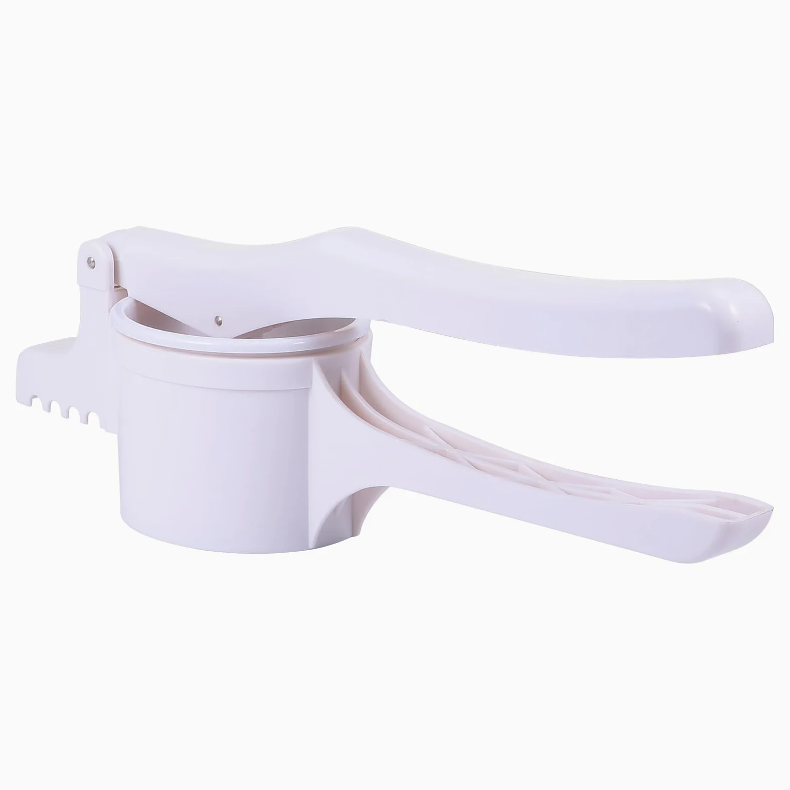 Hemoton Patata Ricer Plástico Papas Masher Frutas Verduras Prensador Manual Exprimidor de Limón Cítricos para Prensar Papas Frutas Verduras y Alimentos para Bebés