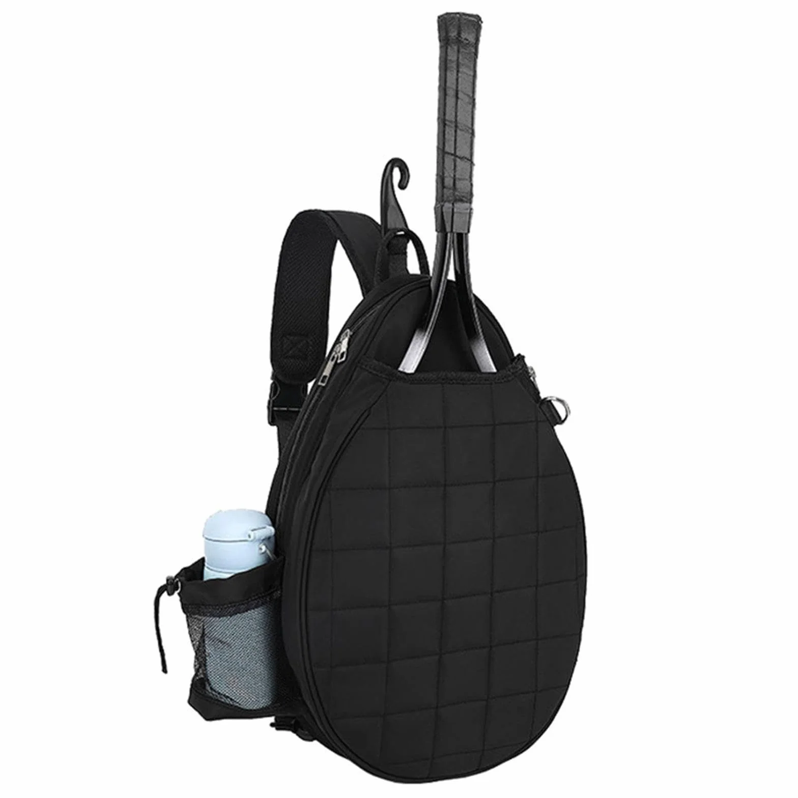 Amagogo Bolso de Hombro para Raqueta de Tenis, Negro