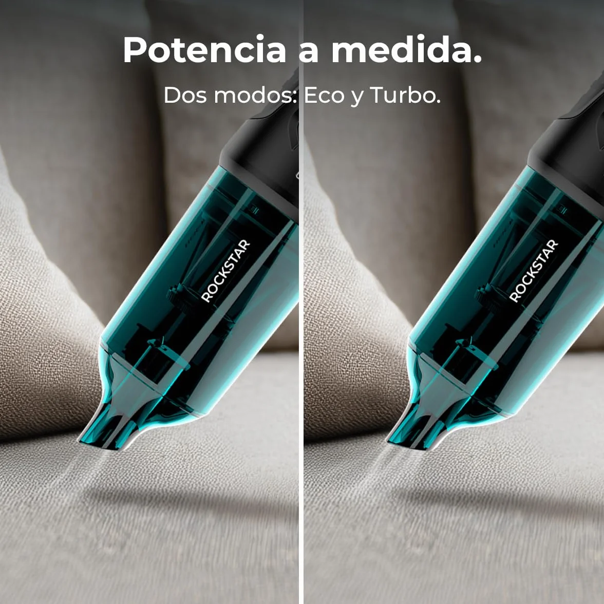 Cecotec Conga Rockstar Micro Hand Aspiradora de Mano sin Cable 80W 12kPa 2 Modos 25mins