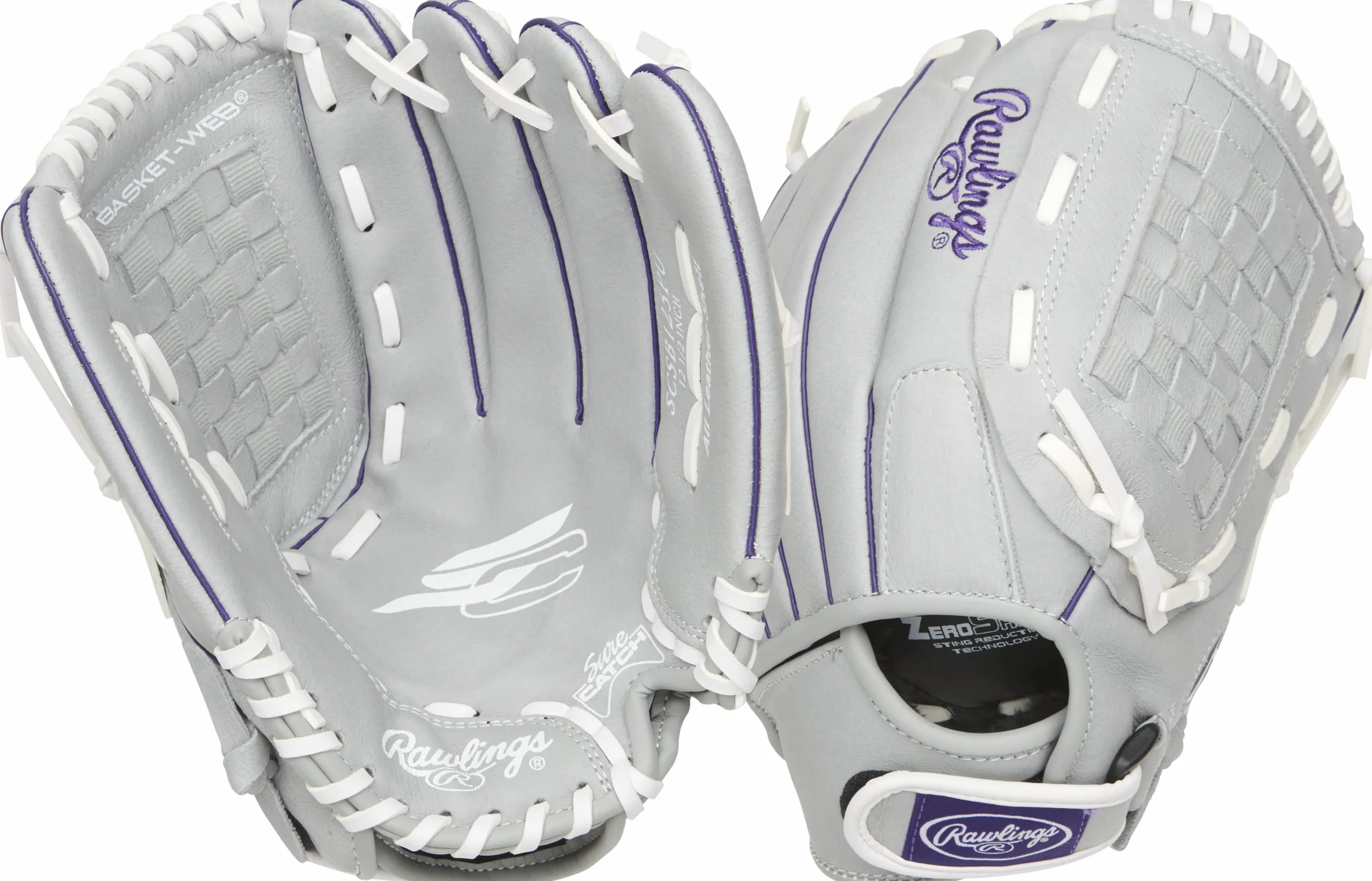 Rawlings Sure Catch Series Fastpitch Softball Glove, 12.5 Inch, Right Hand Throw