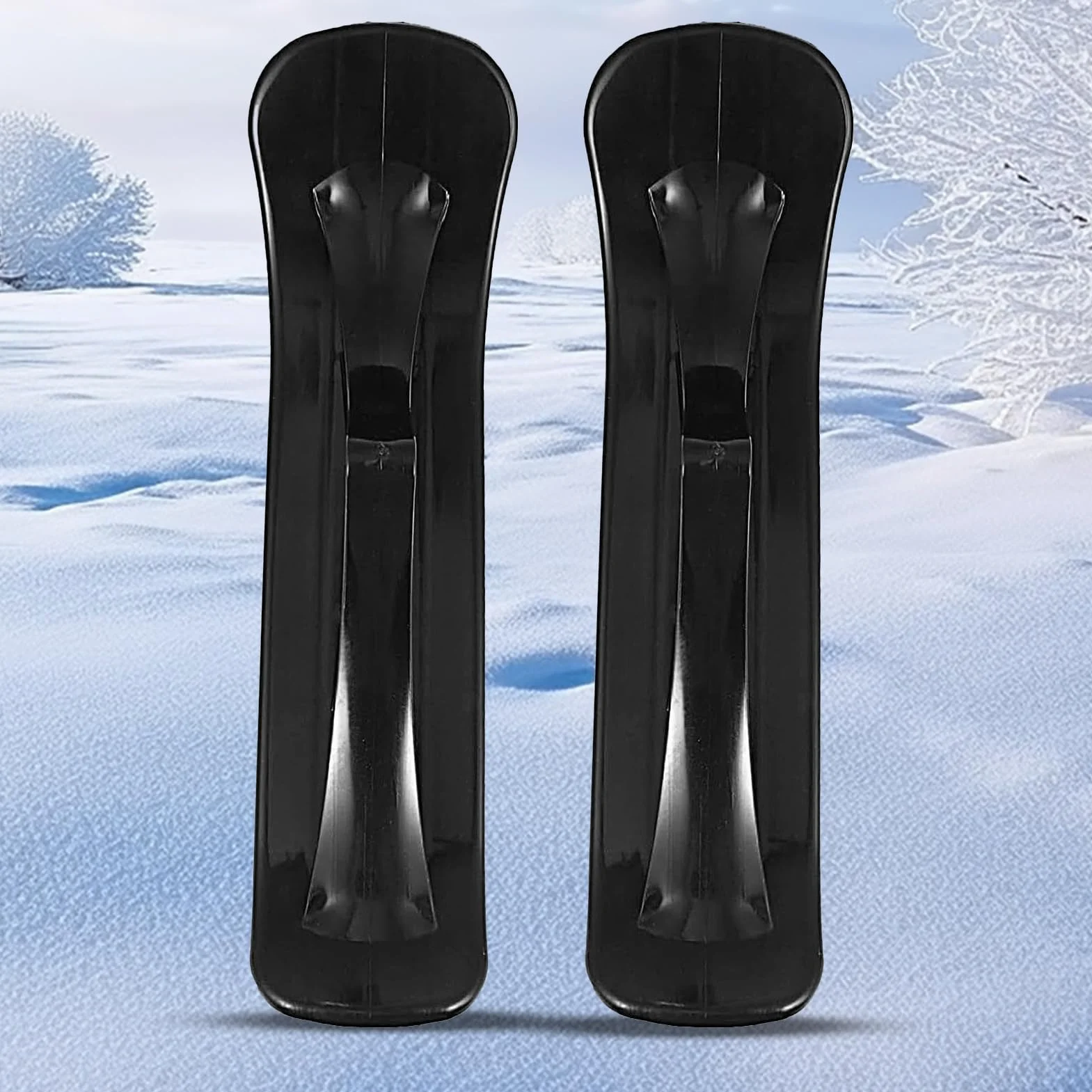 Kit de Conversión para Scooter de Nieve, 1 Par de Trineo para Deportes de Invierno - para Esquí, Skateboard, Hierba, Playa
