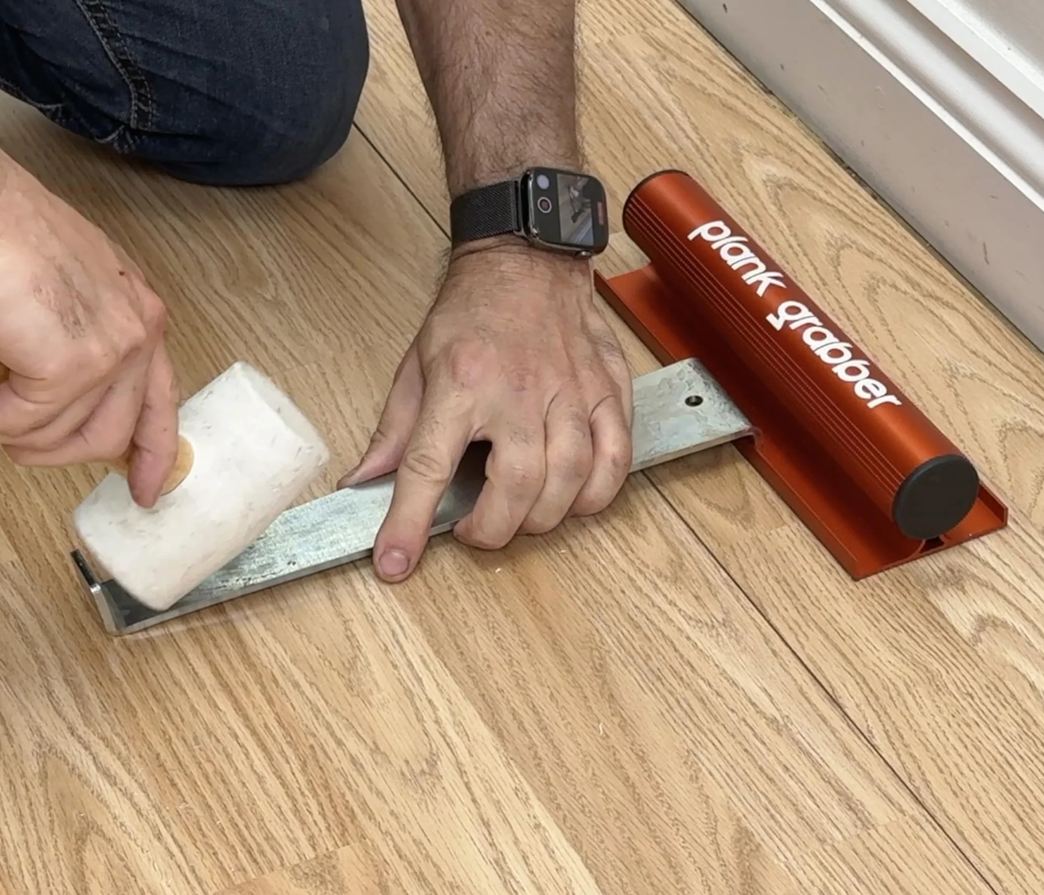 Plank Grabber Herramienta Reparación Suelos Laminados Nano-Succión Aluminio