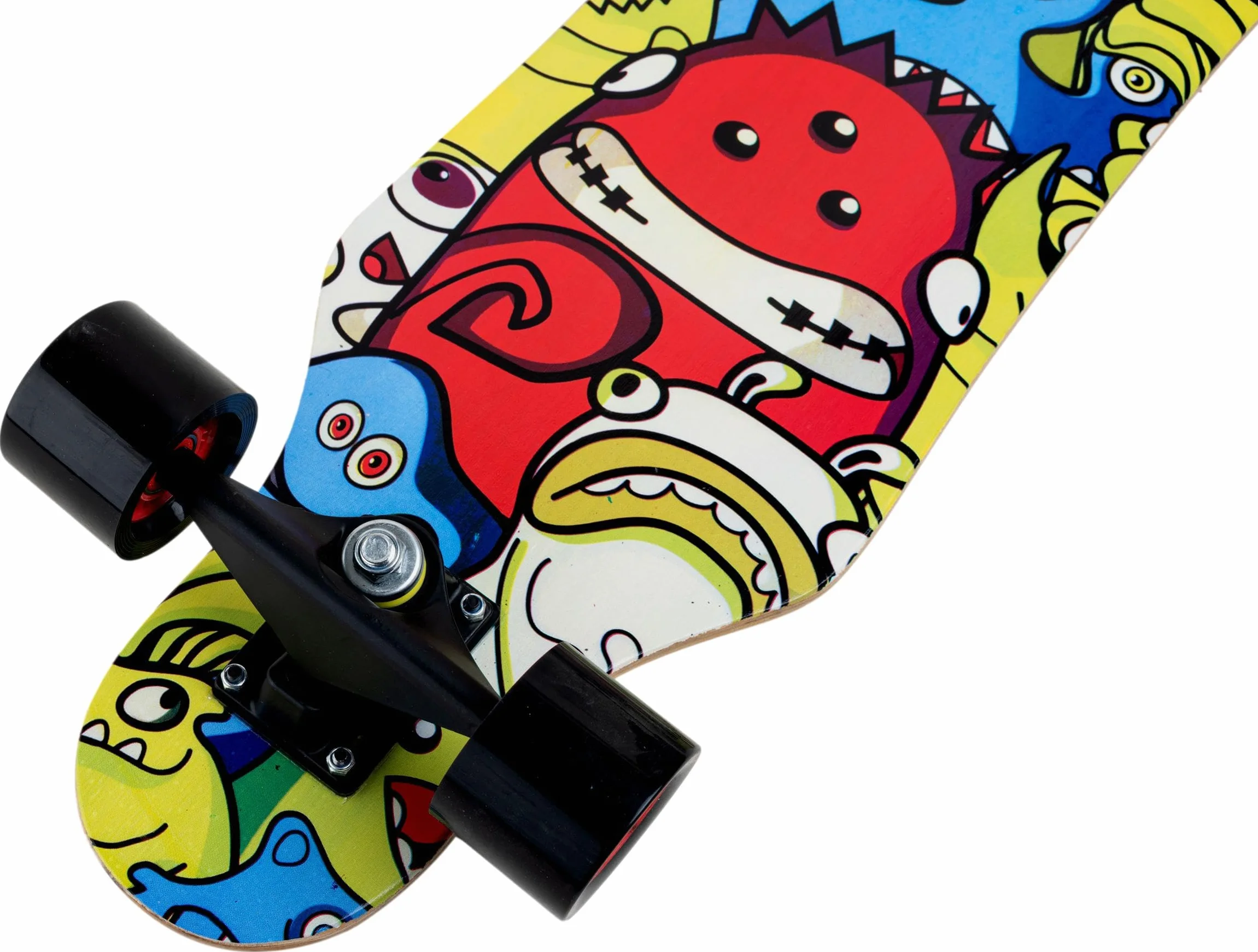 Longboard Cruiser 80cm Doodles Rodamientos ABEC-7 Carving Cruising