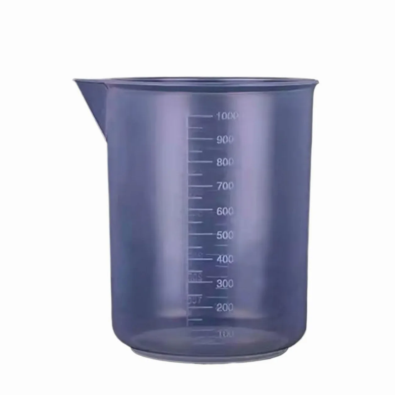 10pcs Reusable with Scale Thickened Transparent Stackable Mixing Cups Measuring Cup Graduated Cylinder Beaker Para Cocina Laboratorio(1000ml)